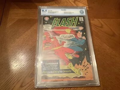 Buy Flash #175 CBCS 8.5 2nd Superman/Flash Race Professor Zoom App • 404.65£