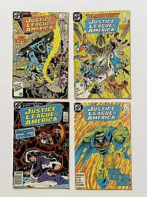 Buy Justice League Of America #253-256 By DC Comics, 1986 • 3.18£