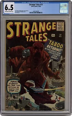 Buy Strange Tales #77 CGC 6.5 1960 2081326020 • 316.26£
