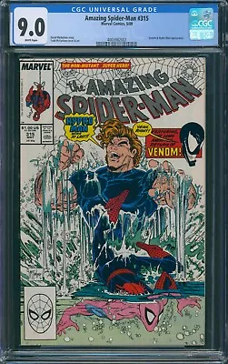 Buy Amazing Spider-Man #315 (1989) CGC 9.0 White Pages • 43.97£