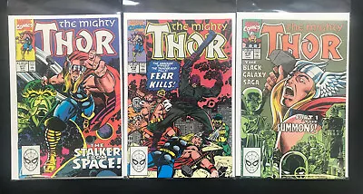 Buy The Mighty Thor 3pc Lot (vf/vf+) #417-419!! 1990 • 6.72£
