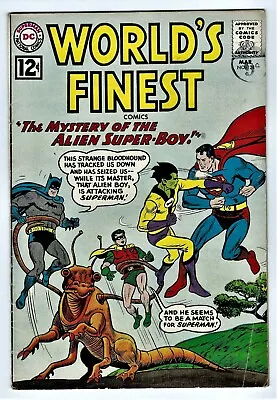Buy WORLD'S FINEST 124 - DC 1961 - 'The Mystery Of The Alien Super-Boy ' : Fine • 25£