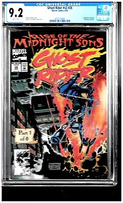 Buy Ghost Rider #28 CGC 9.2 1st Midnight Sons, 1st Lilith, Caretaker, & Meatmarket • 40.02£