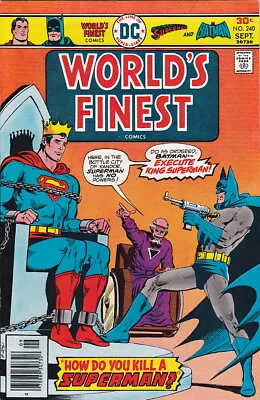 Buy World's Finest Comics #240 - Superman / Batman - Classic Cover - Free Shipping!! • 7.94£