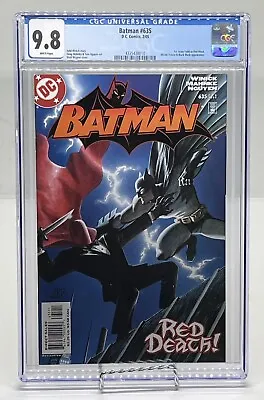 Buy Batman #635 CGC 9.8 (2005) 1st App Jason Todd As Red Hood  WHITE PAGES • 256.22£