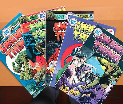 Buy Swamp Thing Vol.1. 5 Issues 16 - 20, 1976. DC Comics. Very Fine • 36£