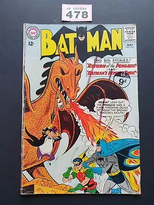 Buy BATMAN # 155 DC COMICS MAY 1963 1st APP SILVER AGE PENQUIN KEY ISSUE • 199.97£