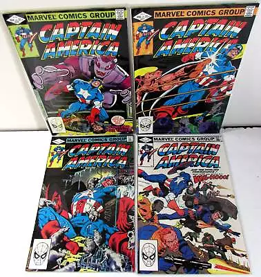 Buy Captain America Lot Of 4 #270,271,272,273 Marvel (1982) Comic Books • 26.38£