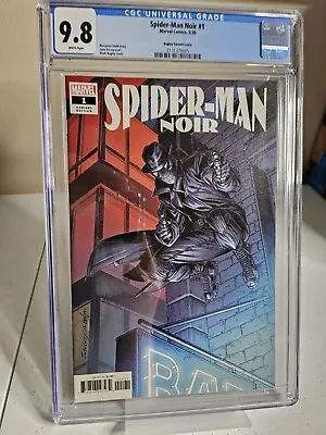 Buy CGC Graded 9.8 Spider-Noir #1 RARE Only 1 In Census Mark Bagley Variant Cover  • 397.22£