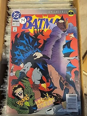 Buy Batman 492 Newsstand Variant Knightfall Kelley Jones Bane Key Book James Gunn DC • 9.49£