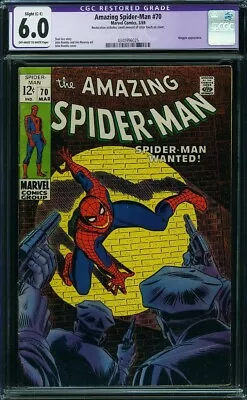 Buy Amazing Spider-man  # 70  Nice!  Cgc  6.0    4340996025 • 32.41£