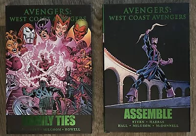Buy Marvel Premiere HC Edition: WEST COAST AVENGERS 2 Book Lot! Family Ties/Assemble • 24.13£