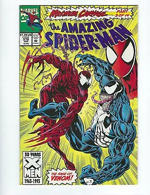 Buy Amazing Spiderman #378 1993 Unread NM Maximum Carnage Pt. 3 Combine Shipping • 6.32£