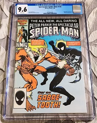 Buy SPECTACULAR SPIDERMAN #116 - 1st Full Appearance Of The Foreigner - CGC 9.6 • 47.67£