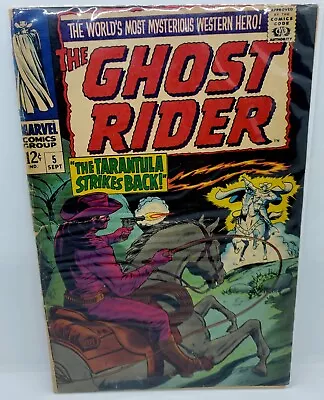 Buy Rare! Vintage Ghost Rider #5 Tarantula Strikes Back! (Marvel, 1967) 1st Print!🔥 • 31.62£
