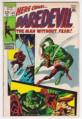 Buy Daredevil #49 Very Good Plus 4.5 Starr Saxon Stan Lee Gene Colan Art 1969 • 11.85£