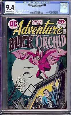 Buy Adventure Comics 428 Cgc 9.4 Oww 1st Appearance Black Orchid Dc 1973 • 341.82£