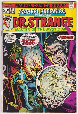 Buy Marvel Premiere #11, Marvel Comics 1973 FN/VF 7.0 Dr Strange Origin Retold • 15.81£