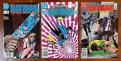 Buy Batman Comics #s 414, 415, 416.  The New Adventures.  DC Comics.  1988. • 7.84£