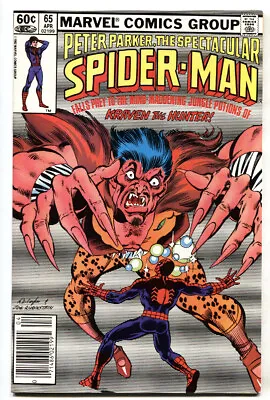 Buy SPECTACULAR SPIDER-MAN #65-Calypso Issue-comic Book 1982 • 20.83£