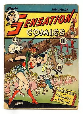 Buy Sensation Comics #37 GD 2.0 1945 • 382.08£