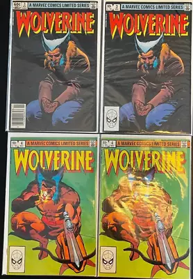 Buy WOLVERINE (4-Book LOT) Bronze Age Marvel, 1982 Mini-Series With #3, 3, 4, 4 • 51.95£