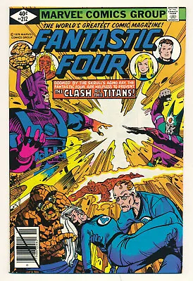 Buy Marvel Fantastic Four Issue #212 Comic Clash Of The Titans Sphinx Origin 8.0 VF • 7.03£