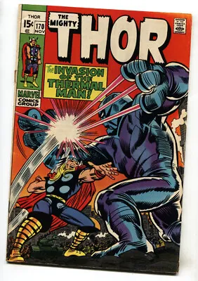 Buy THOR #170--comic Book--1969--MARVEL--Silver-Age • 20.87£