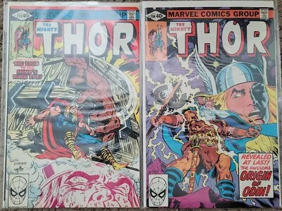 Buy The Mighty Thor #293,294 Marvel Odin Origin- Yolie • 10.24£