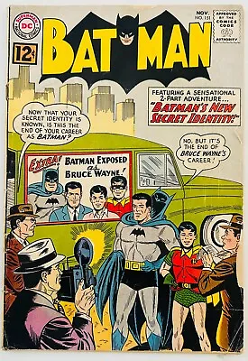 Buy DC~ Batman #151~ 1962~  Batman's New Secret Identity ~ FN/FN+ • 39.51£
