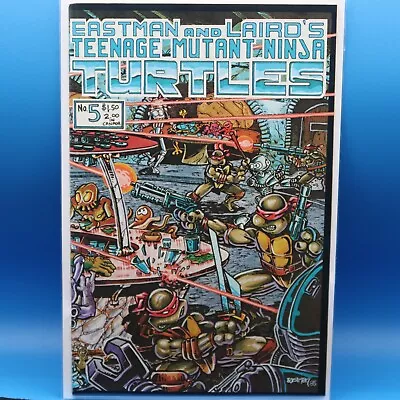 Buy Teenage Mutant Ninja Turtles #5- [RARE] 🗝️Approx. 60,000 Print Run - NM- • 59.96£