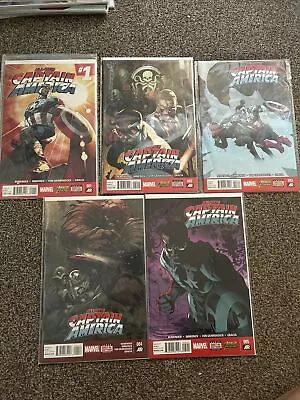 Buy All-New Captain America #1-5 (2014) Complete Set • 18£