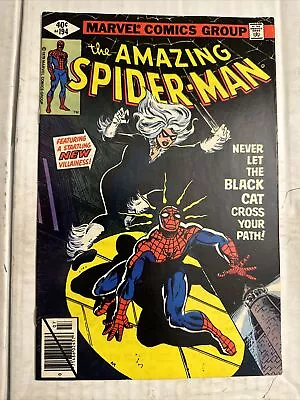 Buy Amazing Spider-Man 194 FN/VF Marvel 1979 1st Appearance Of Black Cat • 176.94£