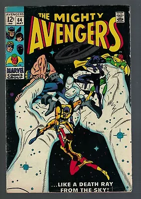 Buy MARVEL Comics AVENGERS 64 1966 VGF 5.0  DEATH RAY FROM SKY • 35.99£