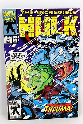 Buy Incredible Hulk #394 1st Appearance Trauma 1992 Comic Marvel Comics G/G+ • 1.22£
