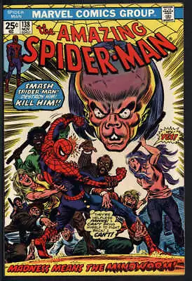 Buy Amazing Spider-man #138 6.5 // 1st Appearance & Origin Of Mindworm Marvel 1974 • 36.19£