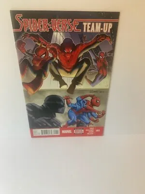 Buy Spider Verse Team Up #1 Spider-man Spider Gwen Spider-ham (2015) • 4£