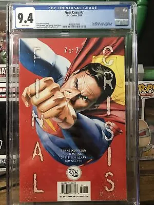 Buy Final Crisis 7 Cgc 9.4 Red Superman Cover • 30.76£