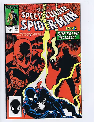 Buy Peter Parker, Spectacular Spider-Man #134 Marvel 1988 '' Sin-Eater Released ! '' • 14.48£