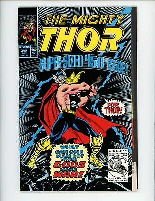 Buy Thor #450 Comic Book 1992 NM- Ron Frenz Marvel Direct 1st Series Comics • 3.16£
