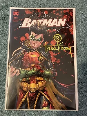 Buy Batman 655 Tyler Kirkham Damian Wayne Battle Damaged Trade Signed Remark COA NM • 59.30£