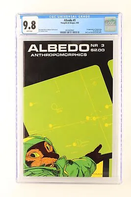 Buy Albedo #3 - Thoughts & Images 1985 CGC 9.8 2nd App Of Usagi Yojimb 1st Tomoe  • 430.77£