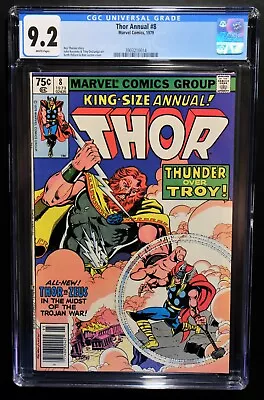 Buy THOR ANNUAL #8 CGC 9.2 - WP NEWSSTAND EDITION! *1st App. Of Agamemnon & Achilles • 110.03£