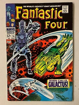 Buy Fantastic Four #74 Silver Surfer, Galactus 5.0 (1968) • 48.26£
