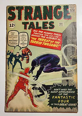 Buy STRANGE TALES #106 Very Early Fantastic Four (same Week As FF 12) • 31.58£