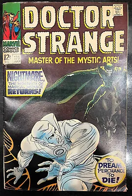 Buy Marvel Comics Doctor Strange #170 1968 2nd Solo Issue 1st Nightmare Cover FN+ • 39.99£