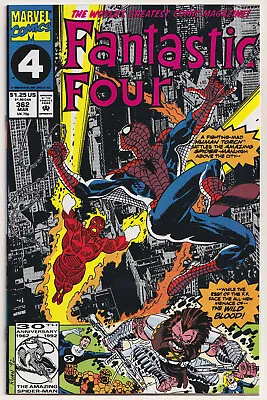 Buy Fantastic Four 362 NM+ 9.6 Marvel 1992 Spider-Man Paul Ryan • 3.95£