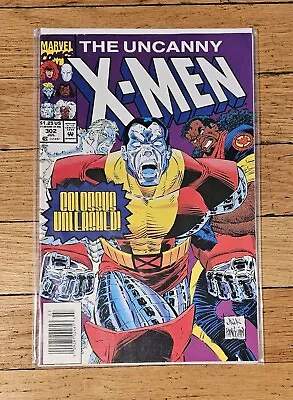Buy Uncanny X-Men #302 Marvel Comics Colossus Unleashed Bag/Board VTG • 5.59£