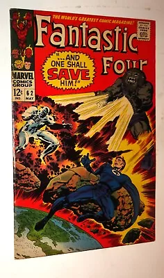 Buy Fantastic Four #62 Jack Kirby Classic  1st App Blastaar Nice Copy High Grade Whi • 139.01£