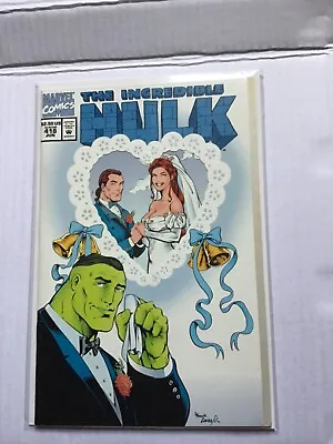 Buy Incredible Hulk # 418 Wedding Cover First Appearance Talos First Print • 24.95£
